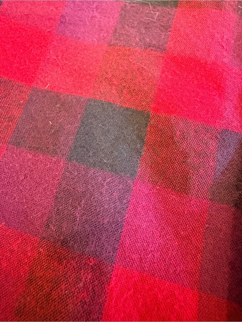 GAP Kids Red & Black Plaid Button-Down Shirt